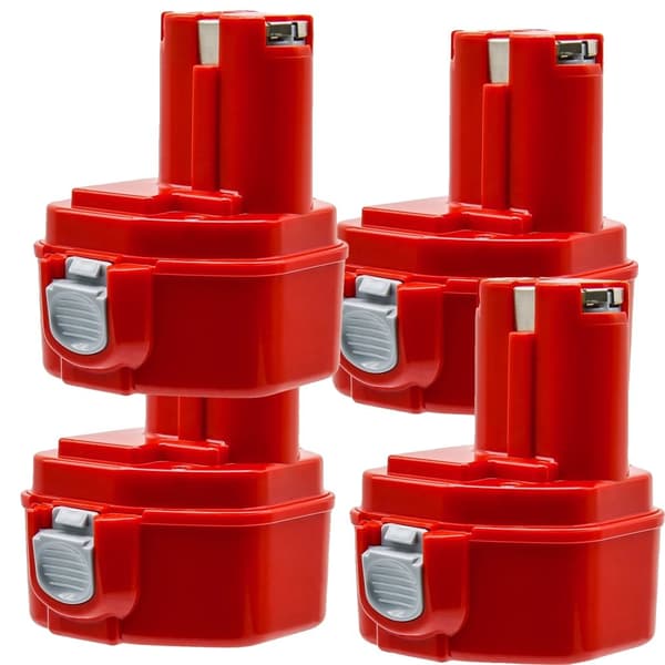 Ersättningsbatteri, 4000mAh kapacitet, uppladdningsbart 12V,4st 4000mah