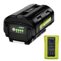 Pikkukuva 1 / 2: 40V Litiumakku, 6000mAh kapasiteetti, yhteensopiva Ryobi-työkalujen kanssa,1 Akun 1 Laturi