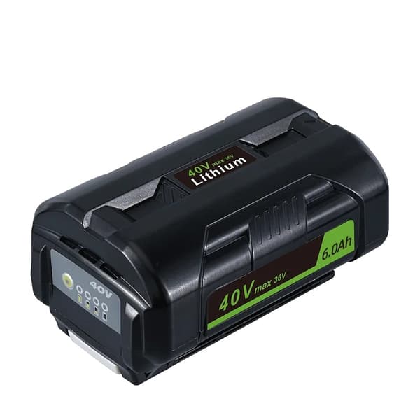 Ryobi 40V Batteri, Høj Kapacitet 6000mAh, Kompatibel med Flere Modeller,6000mAh