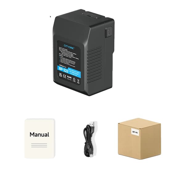 PALO V Mount Batteri, 15000mAh Kapacitet, OLED Skærm,1STK