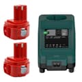 Miniatyrbillede 1 af 2: 12V genopladeligt NI-MH batteri, 4000mAh kapacitet, egnet til forskellige værktøjer,1Lader2Batteri
