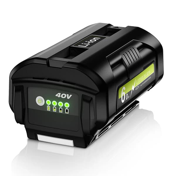 40V Lithiumbatteri, 6000mAh kapacitet, kompatibel med Ryobi værktøj,1 Batteri