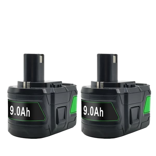 Ryobi 18V Akka, 9000mAh Kapasiteetti, Li-ion Teknologia,2 kpl 9.0Ah akku