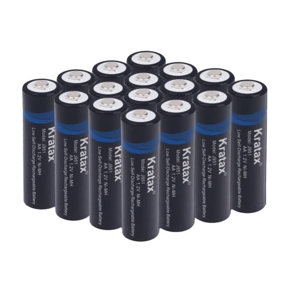 Ni-MH AA genopladelige batterier, 2500mAh kapacitet, CE FCC RoHS certificeret,1.2V, 16PC AA
