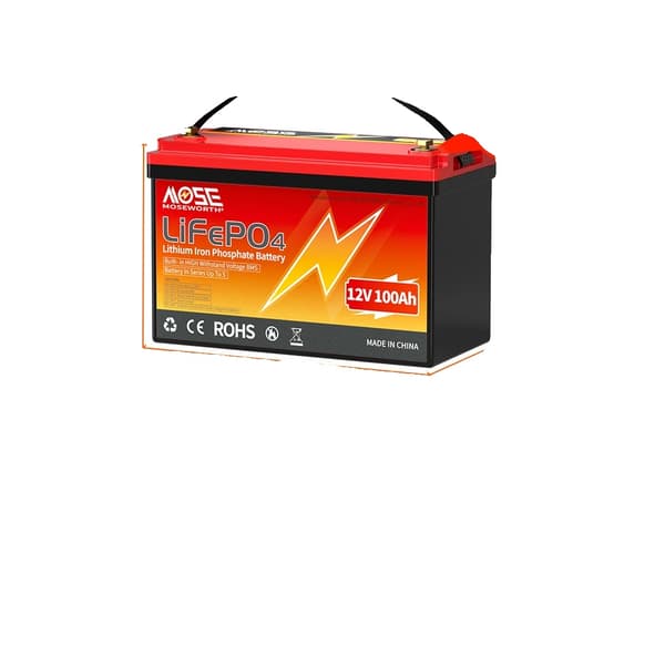 Lithiumbatteri, Letvægtsdesign, Temperaturresistent, Dybdecykluskapacitet,12V 100Ah