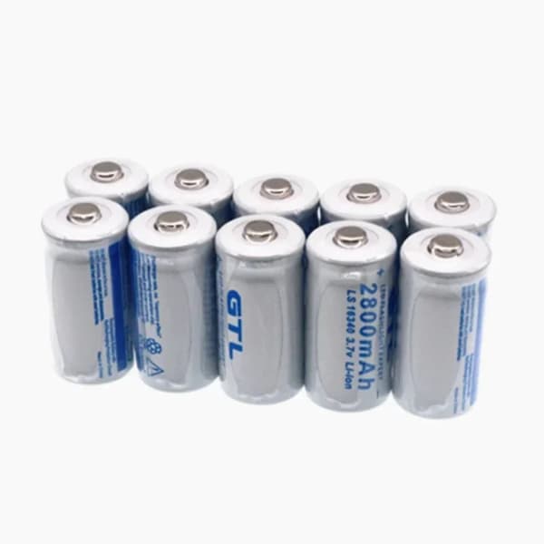 GTL16340 Lithiumbatteri, 2800mAh kapacitet, 3.7V funktionalitet,GTL16340 10pcs