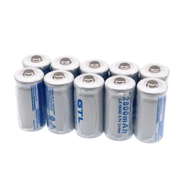 GTL16340 Lithiumbatteri, 2800mAh kapacitet, 3.7V funktionalitet,GTL16340 10pcs