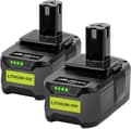 Miniatyrbillede 1 af 2: Ryobi 18V Lithiumbatteri, 6000mAh kapacitet, dualpakke,2 stk 5.5 Batteri