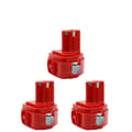 Miniatyrbillede 1 af 2: 12V Ni-MH Erstatningsbatteri, 4000mAh Kapacitet, Kompatibel med Forskellige Enheder,3stk 4,0Ah batteri