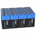 Miniatyrbillede 2 af 2: Hixon 9V genopladeligt batteri, 850mAh kapacitet, flere anvendelsesmuligheder,9V, 16 stk. batteri