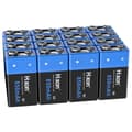 Miniatyrbillede 1 af 2: Hixon 9V genopladeligt batteri, 850mAh kapacitet, flere anvendelsesmuligheder,9V, 16 stk. batteri
