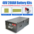 Miniatyrbild 2 av 2: 48V Lifepo4 Batteribox, 280AH Kapacitet, JK-PB2A16S20P BMS Kompatibilitet,48V280AH Svart Låda