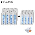 Miniatyrbillede 2 af 2: Genopladelige AA/AAA-batterier, høj kapacitet 3000mAh og 1100mAh, langvarig ydeevne,16AA og 16AAA