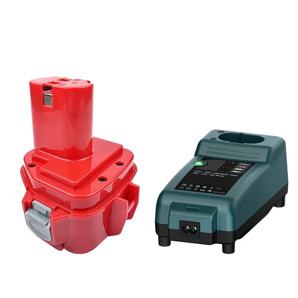 Powtree-batteri, 4000mAh kapacitet, kompatibelt med utvalda modeller,1 batteriladdare