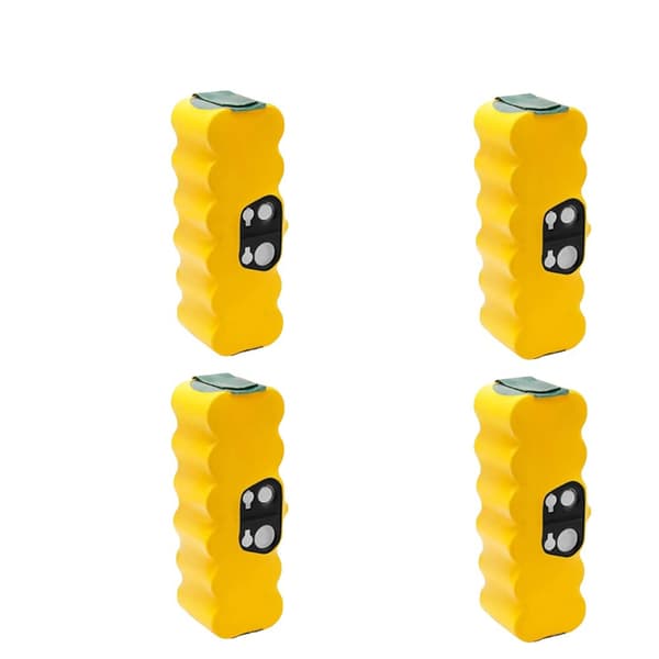 iRobot Roomba Akun, 5000mAh Kapasiteetti, Yhteensopiva 500-900 Sarjan kanssa,4Pakki 5000mAh