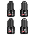 Pikkukuva 1 / 2: 12V Li-Ion Akupaketti, 3000mAh Kapasiteetti, Yhteensopiva Bosch-mallien kanssa,4 pakkausta 3000mAh