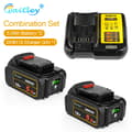 Miniatyrbillede 2 af 2: 18V/20V Lithium-Ion Batteri 5Ah, Høj Kapacitet, Digitalt Strøm Display,Kombinationssæt B