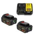 Miniatyrbillede 1 af 2: 18V/20V Lithium-Ion Batteri 5Ah, Høj Kapacitet, Digitalt Strøm Display,Kombinationssæt B