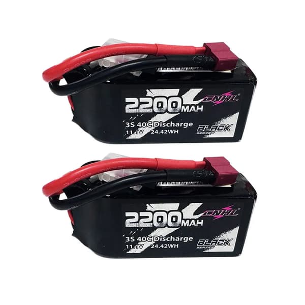 LiPo-akku, 2200mAh kapasiteetti, 40C purkausnopeus,3S 2200mAh T 2kpl