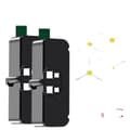 Miniatyrbillede 1 af 2: BATTOOL Batteri til iRobot Roomba, 6800mAh kapacitet, 14.4V spænding,14,4V, 2 stk 6800Ah og 6 sæt