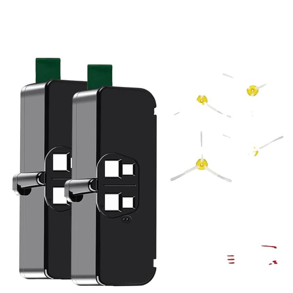 BATTOOL Batteri til iRobot Roomba, 6800mAh kapacitet, 14.4V spænding,14,4V, 2 stk 6800Ah og 6 sæt