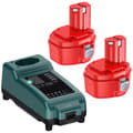 Miniatyrbild 1 av 2: 14.4V uppladdningsbart batteri, 5000mAh kapacitet, NI-MH teknik,2X5000mAH1Xchaeger