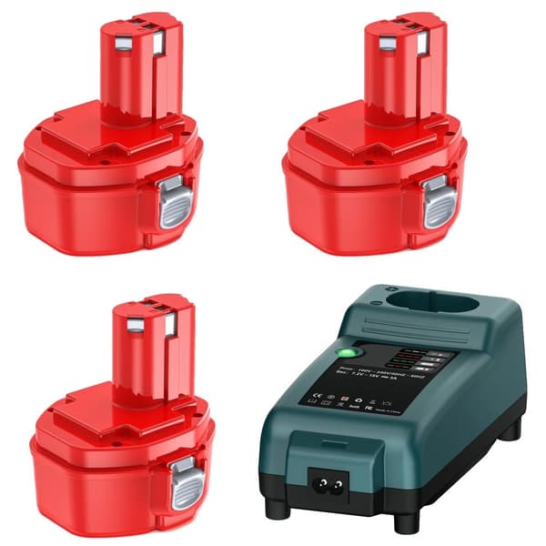 14.4V uppladdningsbart batteri, 5000mAh kapacitet, NI-MH teknik,3X5000mAH1Xchaeger