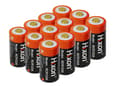 Miniatyrbillede 1 af 2: RCR123A Genopladeligt Batteri, 700mAh Kapacitet, Smarte Beskyttelsesfunktioner,J090A 12PC, 3,7V