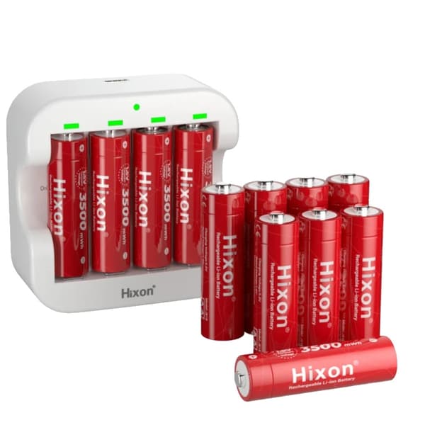AA Lithium Genopladeligt Batteri, 3500mAh Kapacitet, Pålidelig 1.5V Udgivelse,12 stk batteri sæt, 1,5V