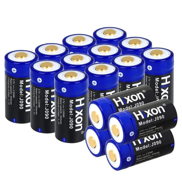 Li-Ion genopladeligt batteri, 900mAh kapacitet, kompatibelt med Arlo sikkerhedskameraer,J090N 16PC, 3,7V