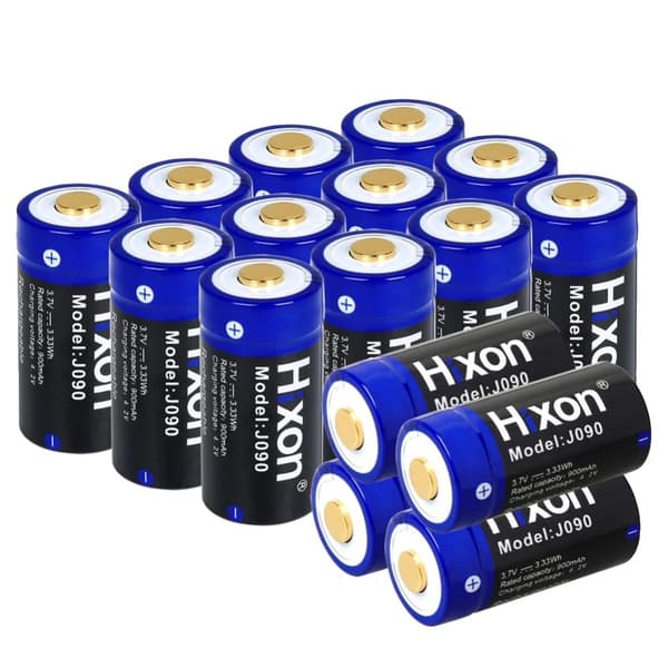 Li-Ion genopladeligt batteri, 900mAh kapacitet, kompatibelt med Arlo sikkerhedskameraer,J090N 16PC, 3,7V