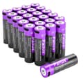 Miniatyrbillede 1 af 2: Pallus USB Lithium Genopladeligt Batteri, 3350mAh Kapacitet, 1.5V Udgivelse,1,5V, 24PC Batteri