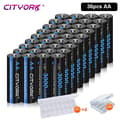 Pikkukuva 2 / 2: Ladattavat AA-paristot, 3000mAh kapasiteetti, NI-MH teknologia,36kpl AA -akku