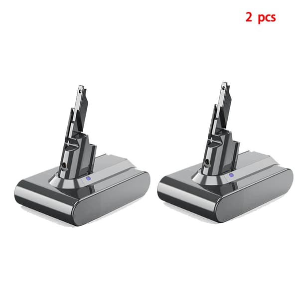 V7/SV11 Dammsugarbatteri, 6000mAh kapacitet, Li-ion-teknik,2st 6000mAH