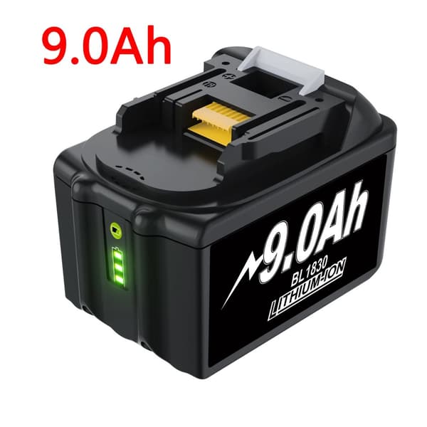 18V Akku, 9.0Ah Kapasiteetti, Li-Ion Teknologia,9AH-1KPL