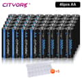 Miniatyrbillede 2 af 2: Genopladelige AA-batterier, 3000mAh kapacitet, NI-MH teknologi,40stk AA -batteri