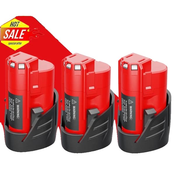 12V Lithium-ion Batteri, 3000mAh/6000mAh Kapacitet, CE RoHS FCC Certificeret,3 Picec 3.0