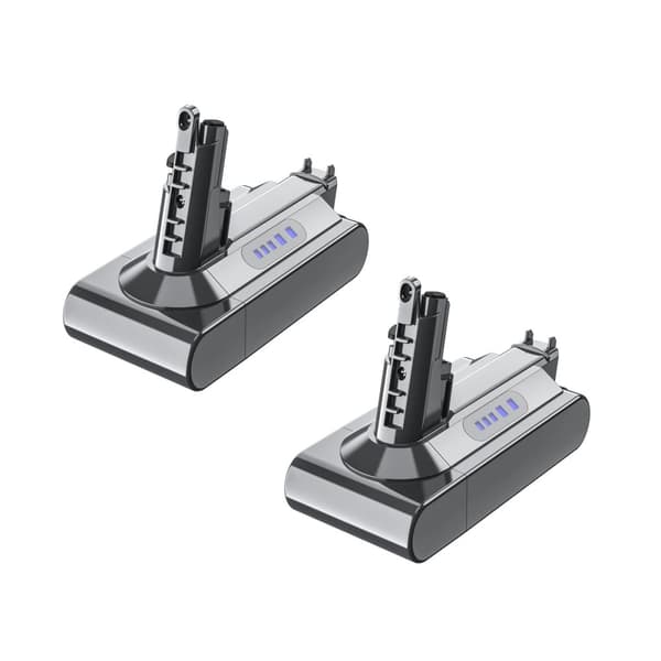 Powtree Dammsugare Batteri, 6000mAh Kapacitet, Kompatibel med V10,2 st batteri