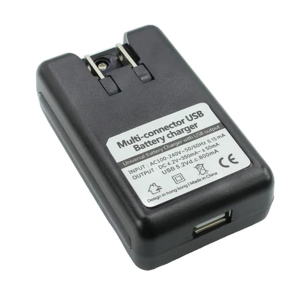 Batterioplader, Multi-connector USB, Kompatibel med South BP-4L,AF-05
