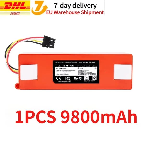 Robotstøvsuger Batteri, 14.4V, Li-Ion,14.4V 9800mAh