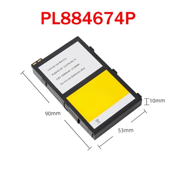 Genopladeligt batteri, 3.8V spænding, 4200mAh kapacitet, CE-certificeret