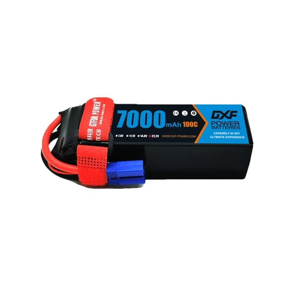 6S Lipo-batteri, 7000mAh kapacitet, 100C urladdningshastighet,1PCS6S7000100CEC5