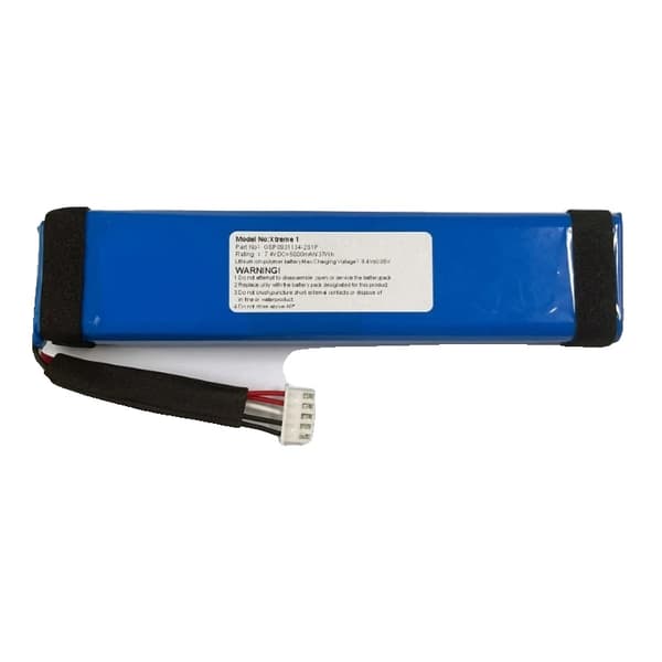 Højttalerbatteri, 10000mAh kapacitet, 7.4V spænding,For JBL Xtreme 2