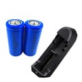 Miniatyrbillede 1 af 2: Genopladeligt Li-ion batteri, 2300mAh kapacitet, 3.7V spænding,spidse spids 2STK