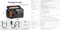 Miniatyrbillede 2 af 2: Bærbar solgenerator, 520Wh kapacitet, 230V udgang,230V EU - P60