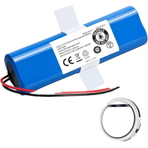 Robotstøvsuger Batteri, 2600mAh Kapacitet, 14.8V Nominel Spænding,2600mAh