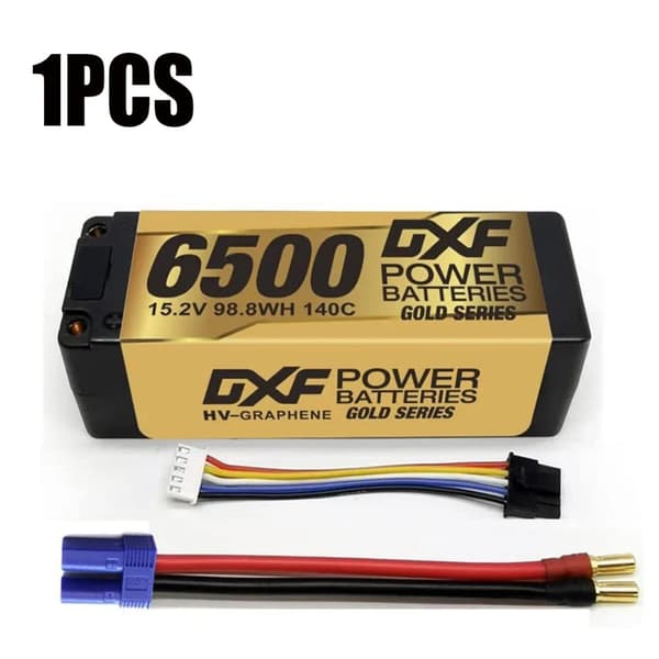 DXF Lipo-batteri, 6500mAh kapacitet, 15,2V spänning,1STK4S6500140CEC5