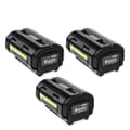 Pikkukuva 1 / 2: Ryobi OP4050 Vaihtobatteri, 6000mAh Kapasiteetti, Yhteensopiva useiden mallien kanssa,3x 6.0Ah Akun