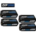 Miniatyrbillede 1 af 2: DXF Lipo-batteri, 6300mAh kapacitet, 130C afladningshastighed,4PCS2S6300130CT5MM