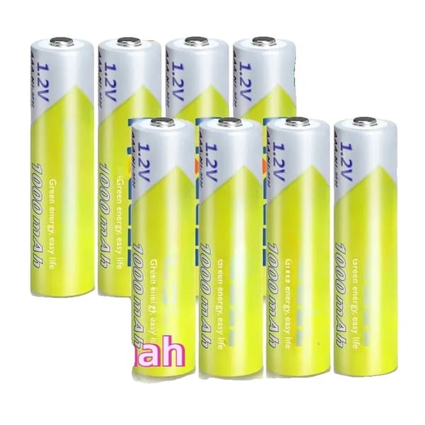 Aaa Genopladelige Batterier, 1000mAh Kapacitet, Hurtig Opladning, Miljøvenlige